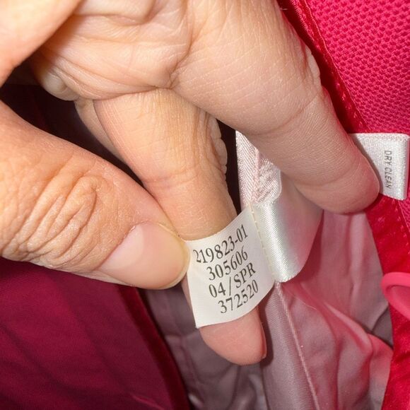 Banana Republic Barbie pink cotton blend trench coat with satin piping Large EUC - Picture 6 of 10